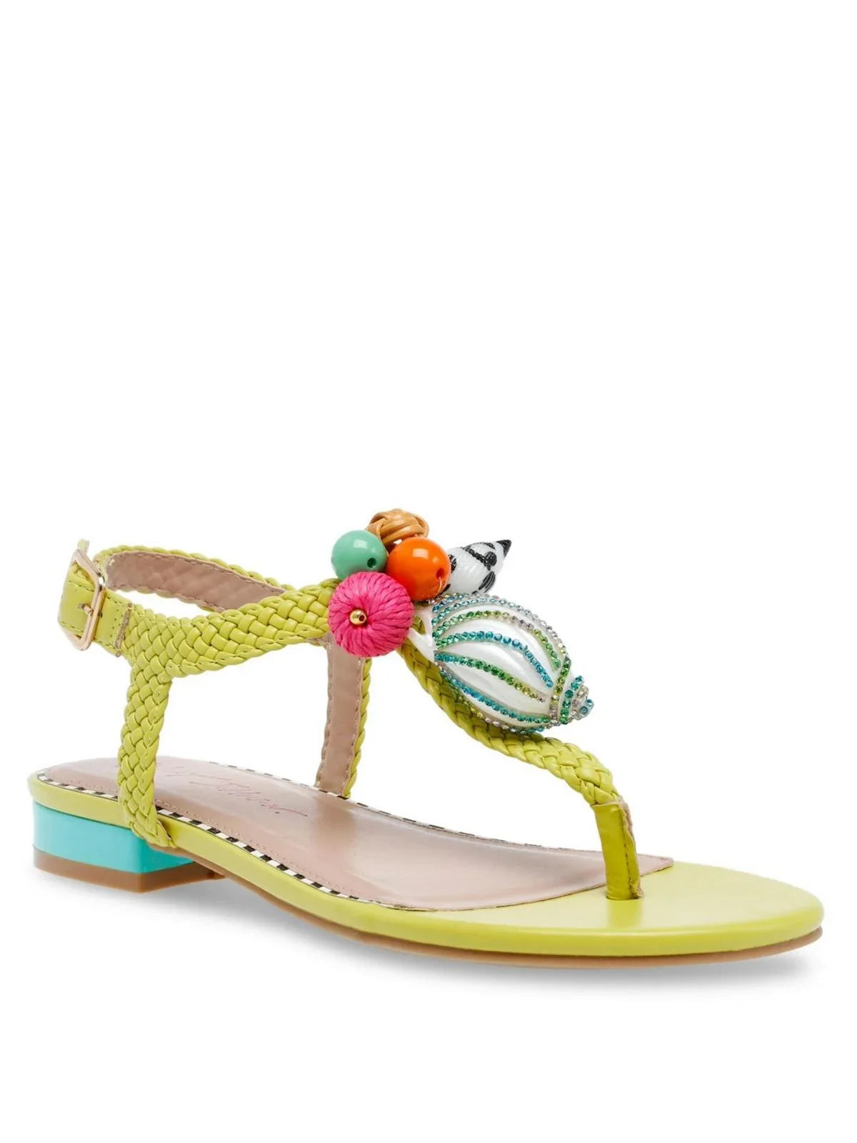Embellished Slingback Womens Buckle Johnson Sandals Betsey Aleena