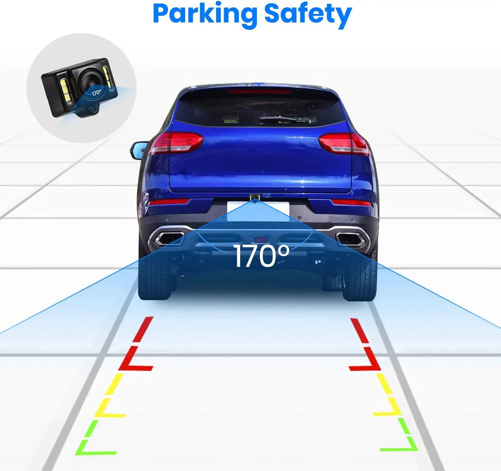 Wireless Interference, for OEM Backup Waterproof Back 68 IP Car/Trucks, Upgrade Super T1400 No Wiring, Vision Camera Night Camera AUTO-VOX Look No Up