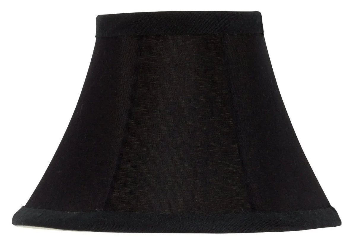 Shades Silk inch Lamp Black of Chandelier Gold with 6 2 Set Lining