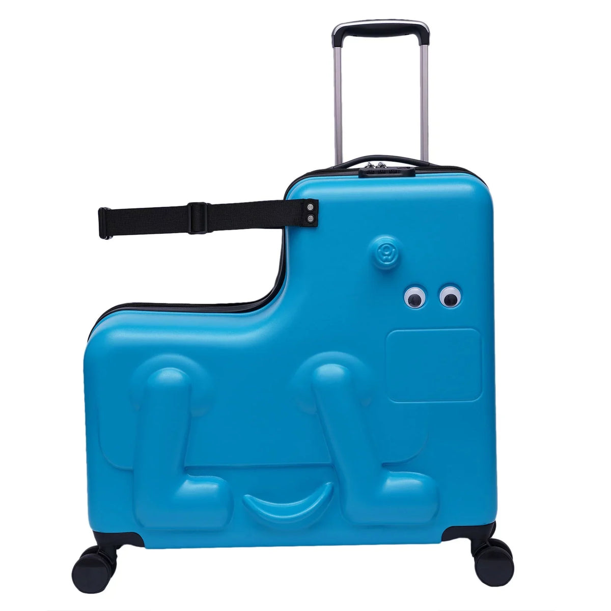 Ride-on Kid's Suitcase Luggage,ABS+PC Travel Portable 4-12 Universal 24" Aged Wheel Wuzstar Waterproof Years