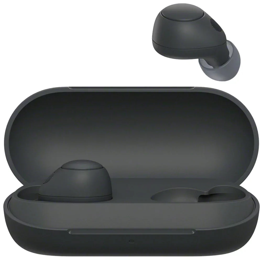 IPX4 Mic Wireless and Noise with Sony WF-C700N Headphones Resistance, Black in-Ear Canceling Box Bluetooth Open Earbud Truly Water