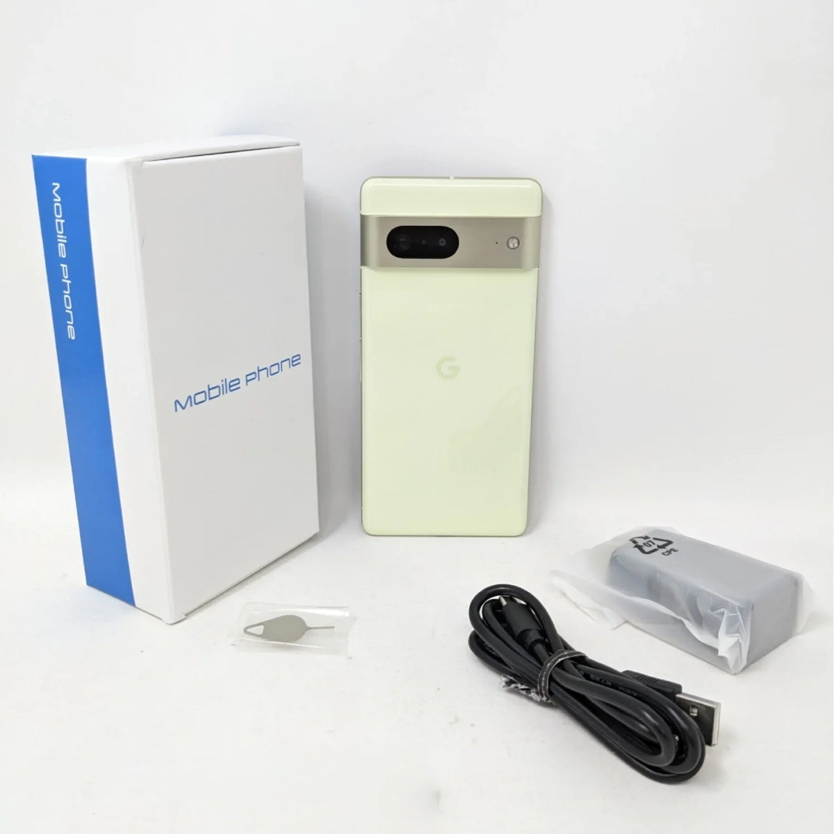 50MP Lemon Verizon 7 - GQML3 Google Smartphone RAM 128GB Unlocked 5G Pre-Owned (Good) 8GB Pixel Grass/Yellow