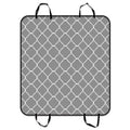 Seat Seat Cargo Hammock Light For SUV 54x60 GCKG Mat Mat Dog Grey Quatrefoil Pet Pattern Trunk inches Cars Car Trucks Cover and Car Mat