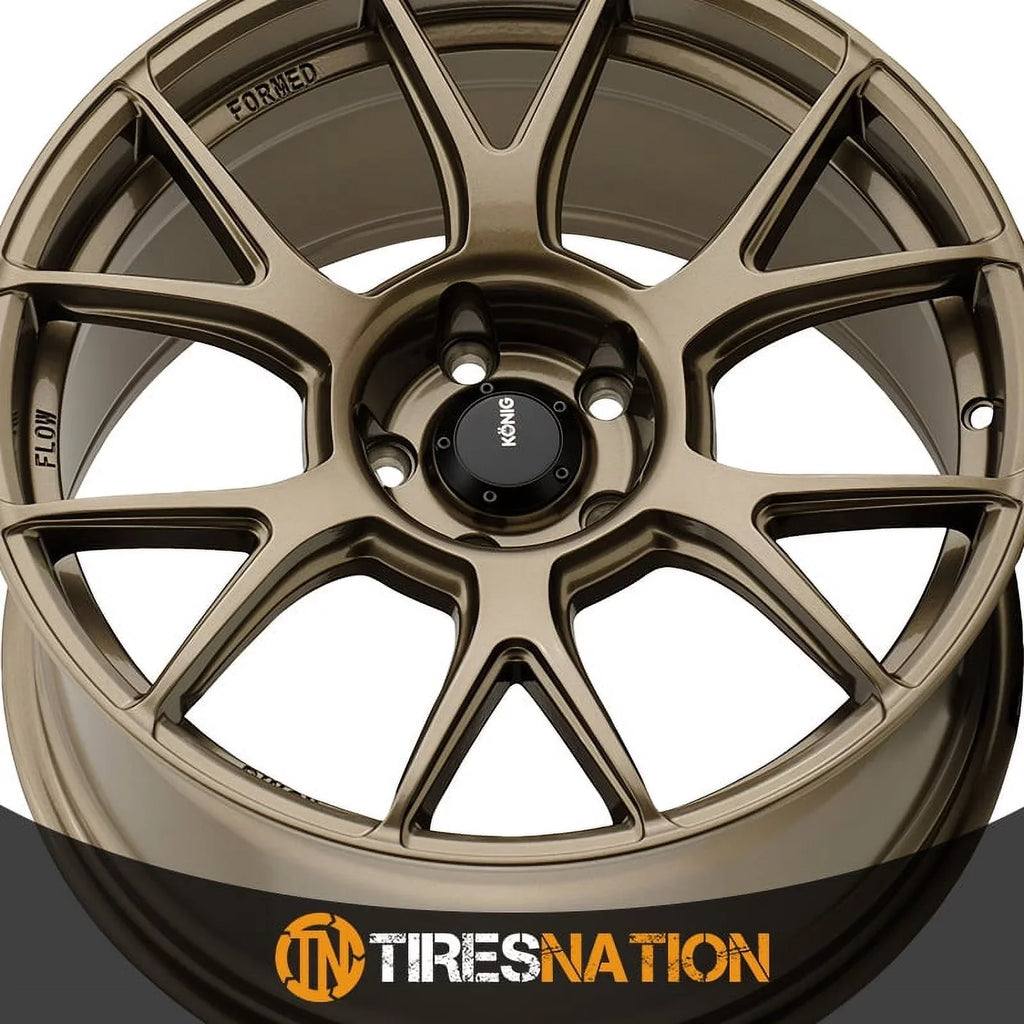 Bronze +40et Ampliform Gloss 5x114.3 17x8 56BZ Konig Wheel