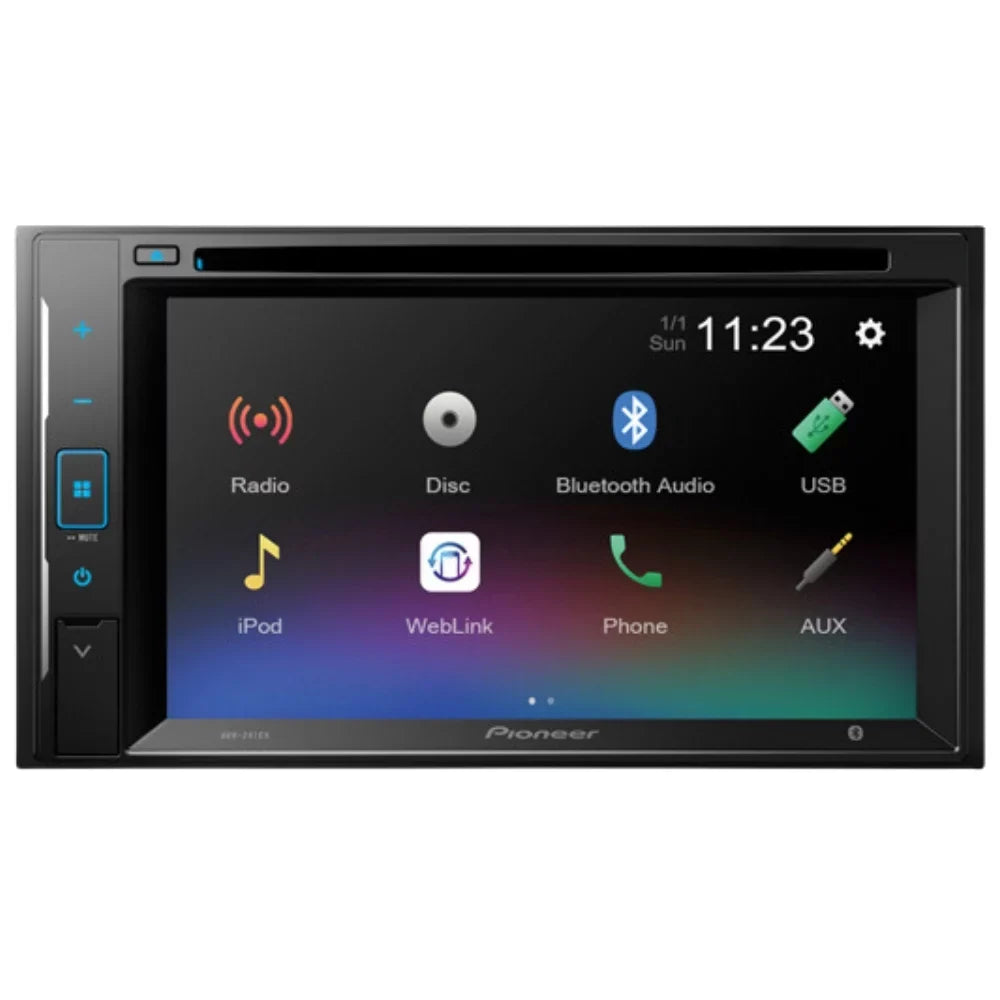 DVD - Installation Double / Car KIT2587 2009-2013 Mounting with Dash Camera, Backup Frontier Kit Touchscreen, and Multimedia Kit Pioneer Din Stereo Bundle Bluetooth for