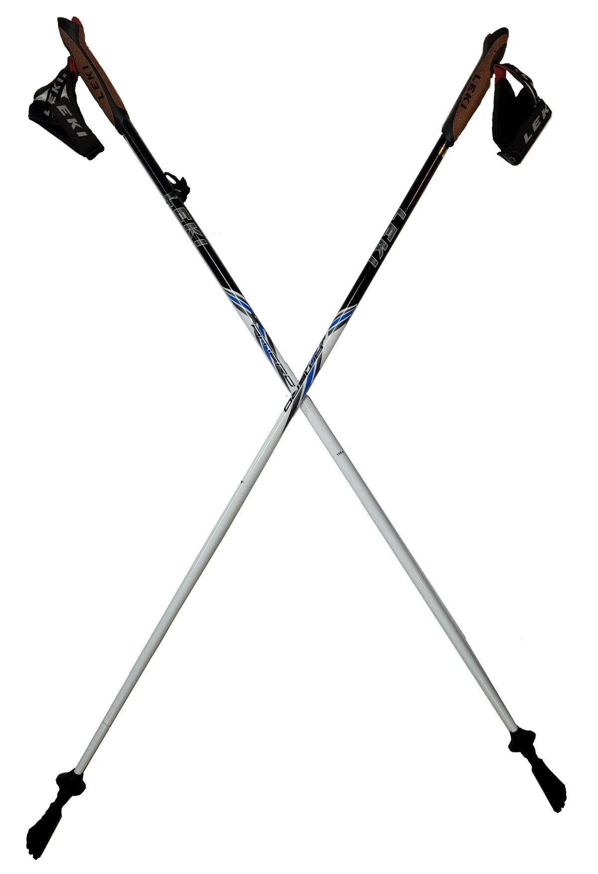 Series 115cm Poles White/Black Walking Nordic Amero Carbon Walking LEKI