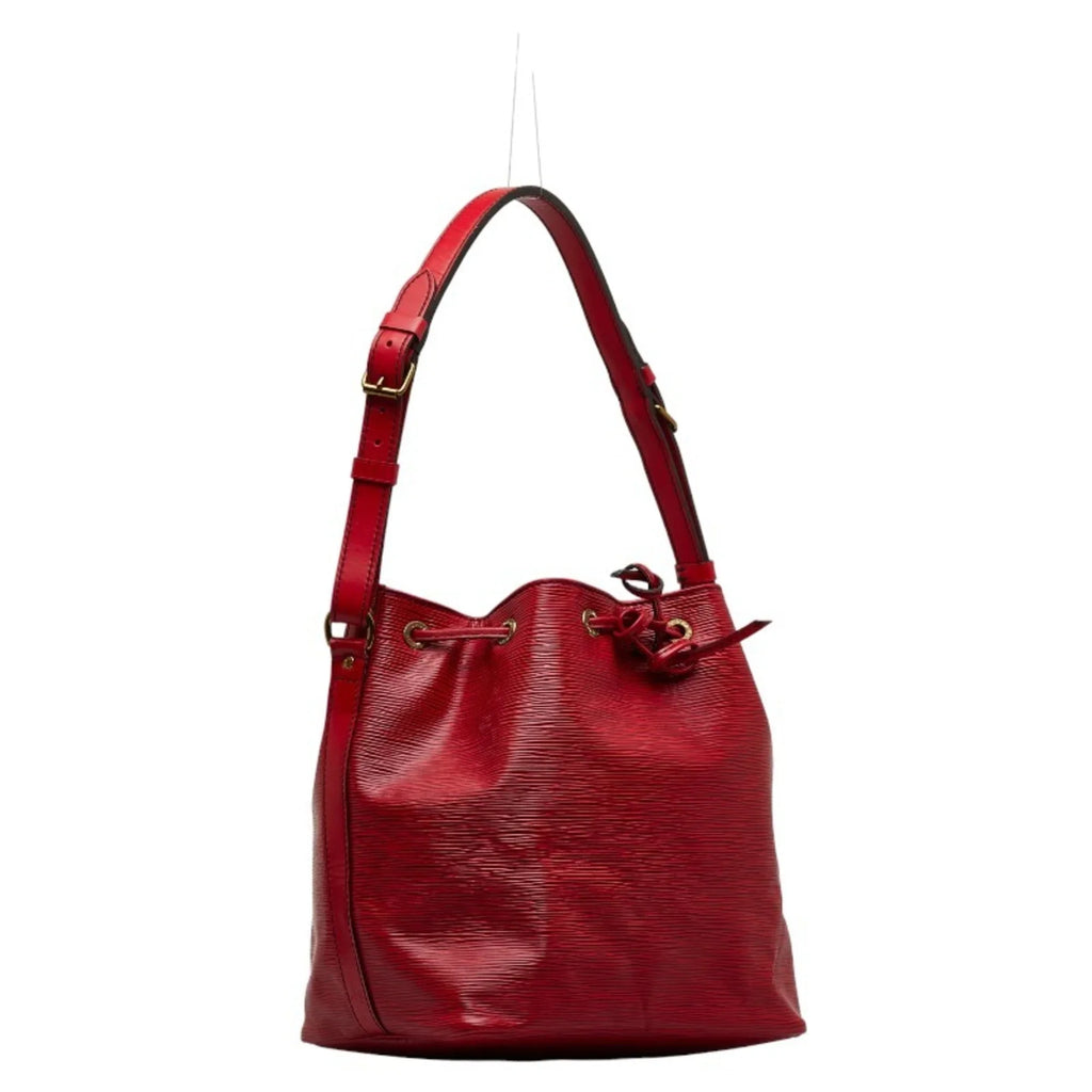 Vuitton Petit Pre-Owned Leather Shoulder M44107 One Noe Handbag LOUIS Red Bag Ladies Epi Castilian Louis (Good) VUITTON