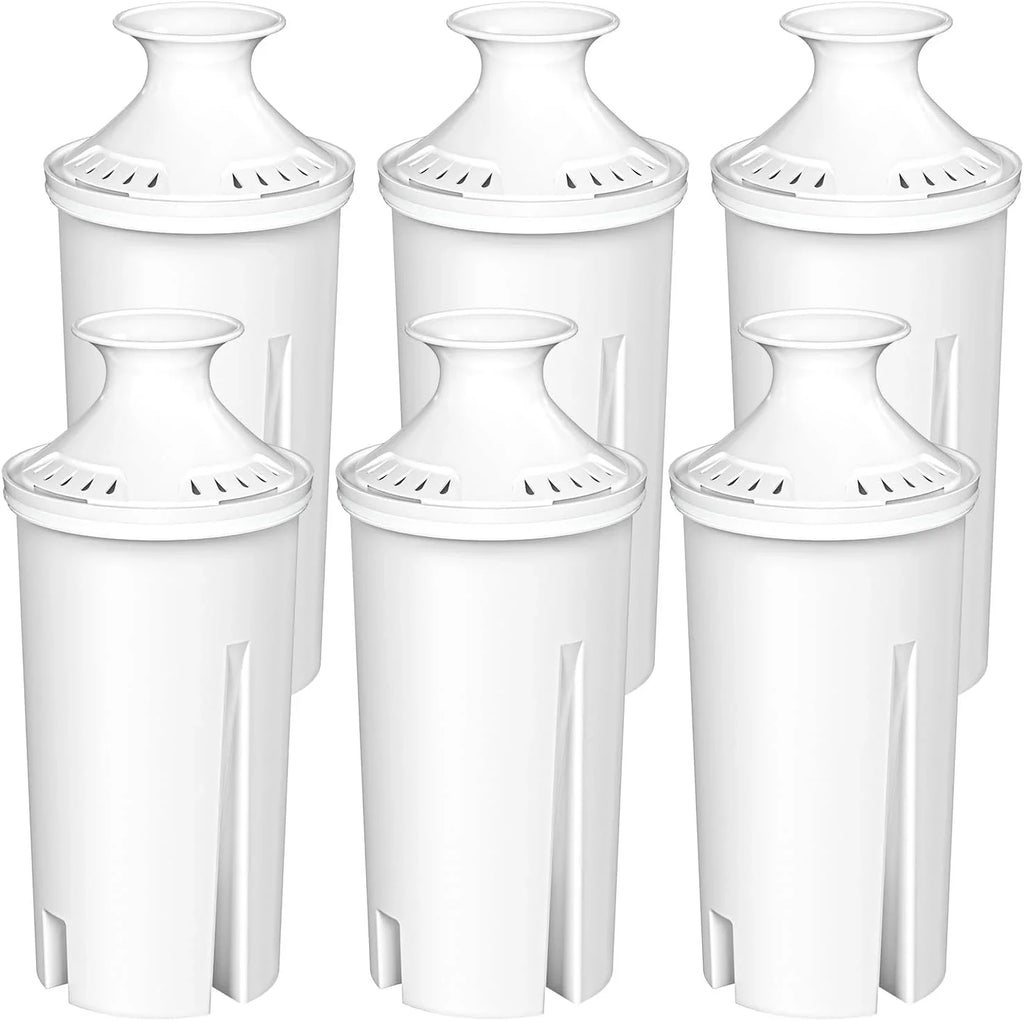 NSF Certified and Dispensers, Water Water free Pitchers Standard Filter Brita® to and 6-Pack Replacements Chlorine Taste, BPA Reduce for Bad