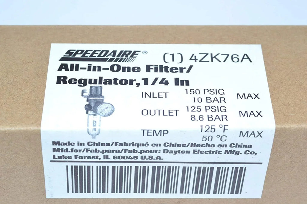 Filt-Reg,1/4"NPT,14 cfm,5 Micron Speedaire