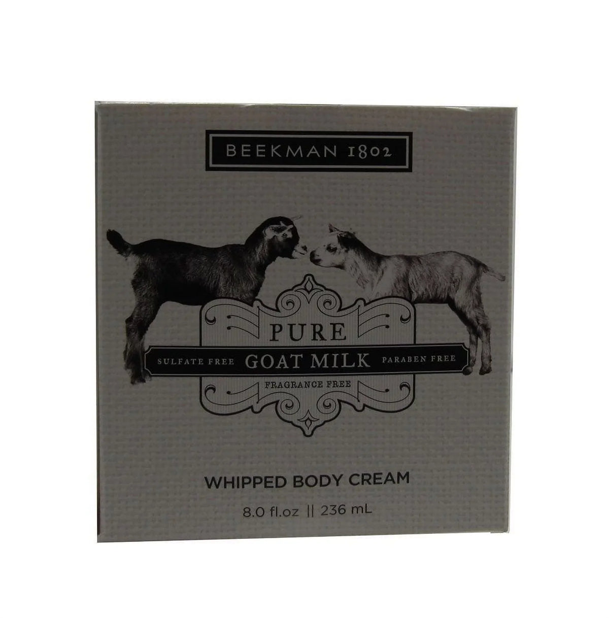 Pure Whipped Beekman Goat Milk Fragrance 8oz Free Body 1802 Cream