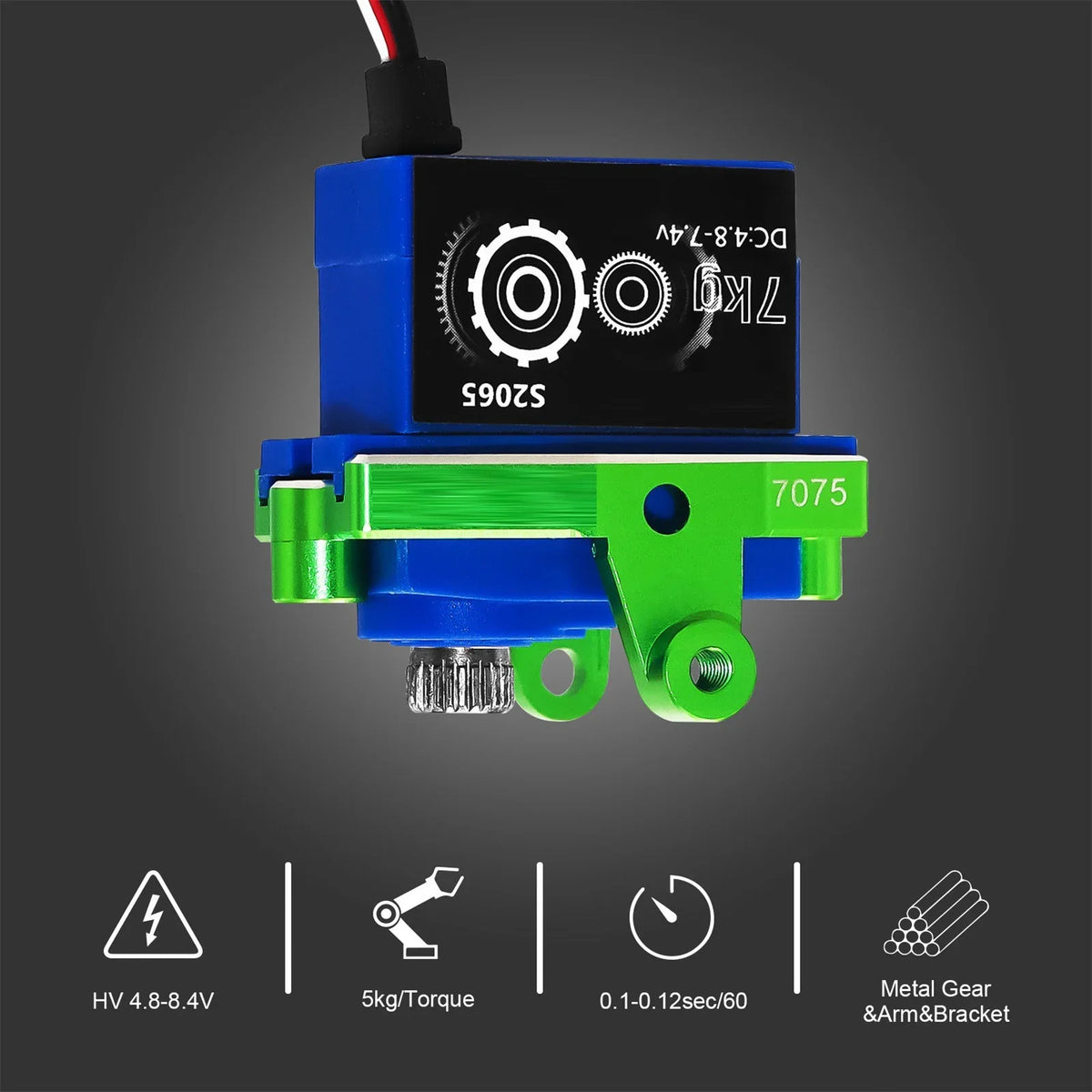 Gifts Servo Car Servo Servo and Clearance with Horn Season Holiday Metal Upgrade Parts Digital Mount RC Micro 1/18 TRX4M Gear 2023RC Servo for Saving