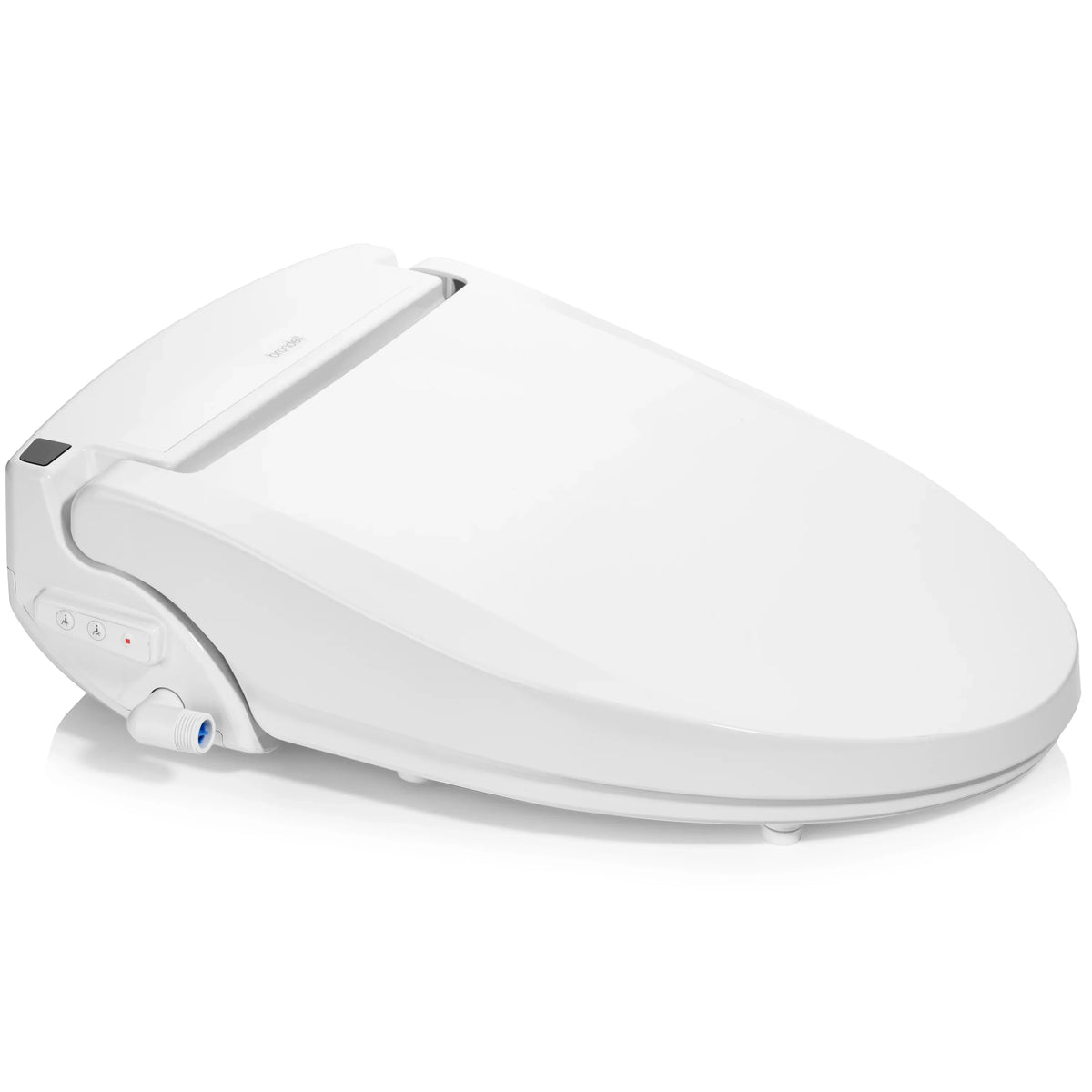 Brondell Round Seat Remote Toilet Advanced Control, Bidet White with Swash DR802