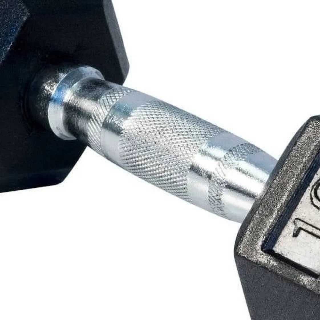 lbs Fitness Hex French Rubber Dumbbell 110 Coated (New)