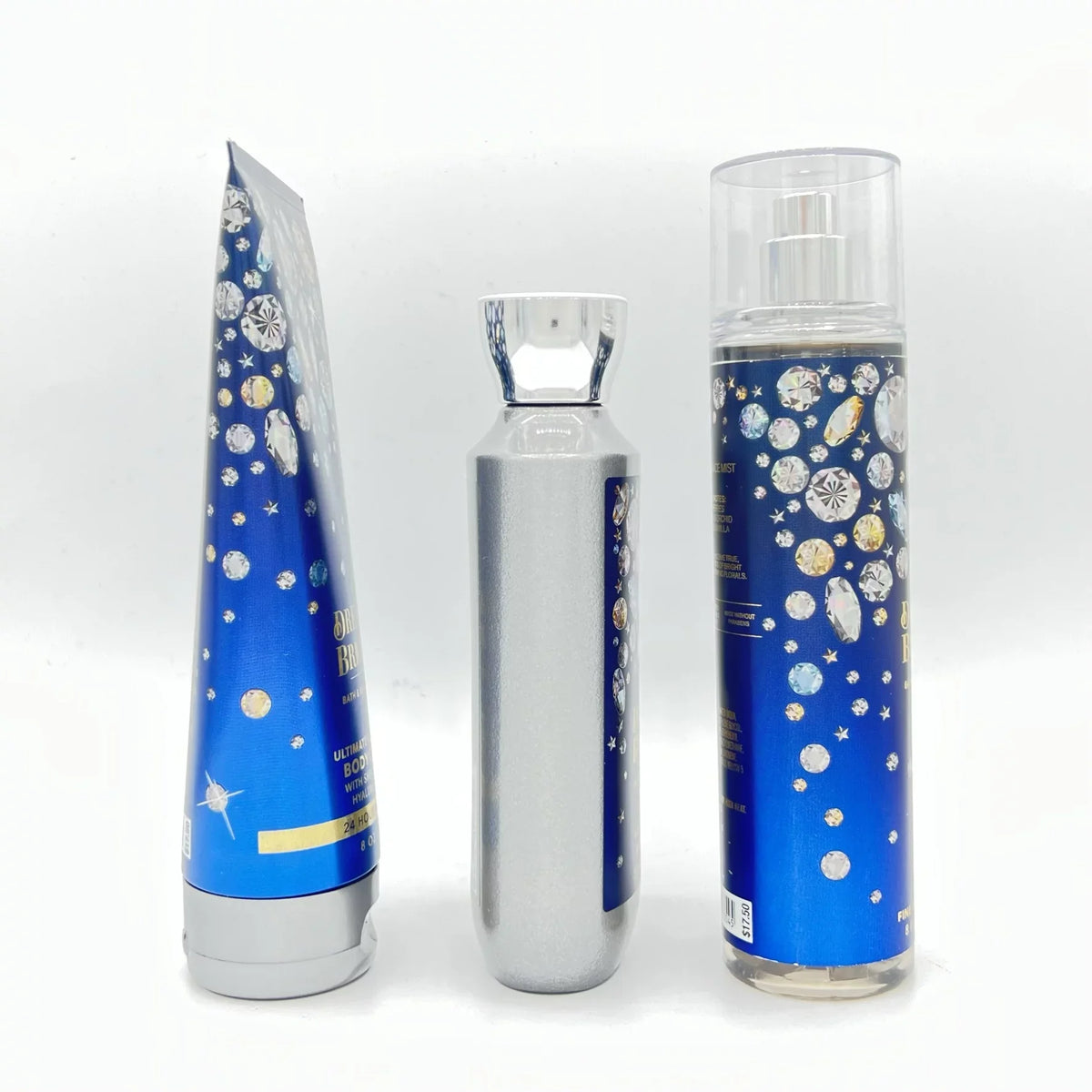 Mist Body 8oz Gel Dream Fine Shower Works Bath Body 3-Piece Bright & Fragrance Bundle Cream, 8oz and 10oz