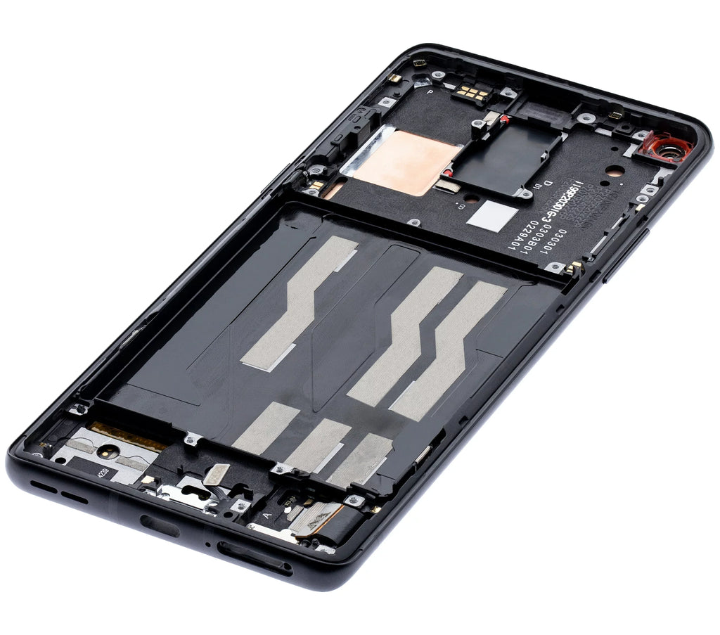 For Compatible With Frame) UW 5G 8 Black) Replacement OnePlus (Non-Verizon / Frame Assembly OLED (Refurbished) (Onyx 5G