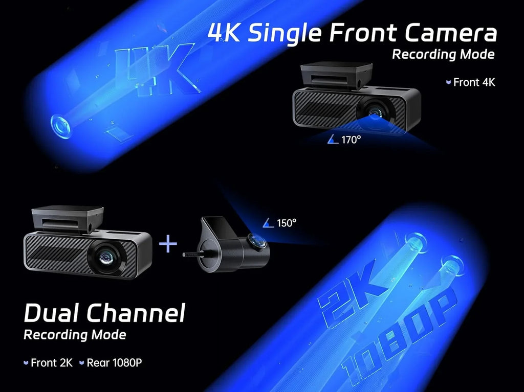 Car 2K/1080P Built-in Cam Vision,Voice Cars, Duo Control,24H Rear, Mode,G-Sensor,P1 Parking Camera for Dash Front Front IPS Mini and Display 4K Single Pelsee Camera, Dashcam,Night Dash Wi-Fi,1.5” Dual