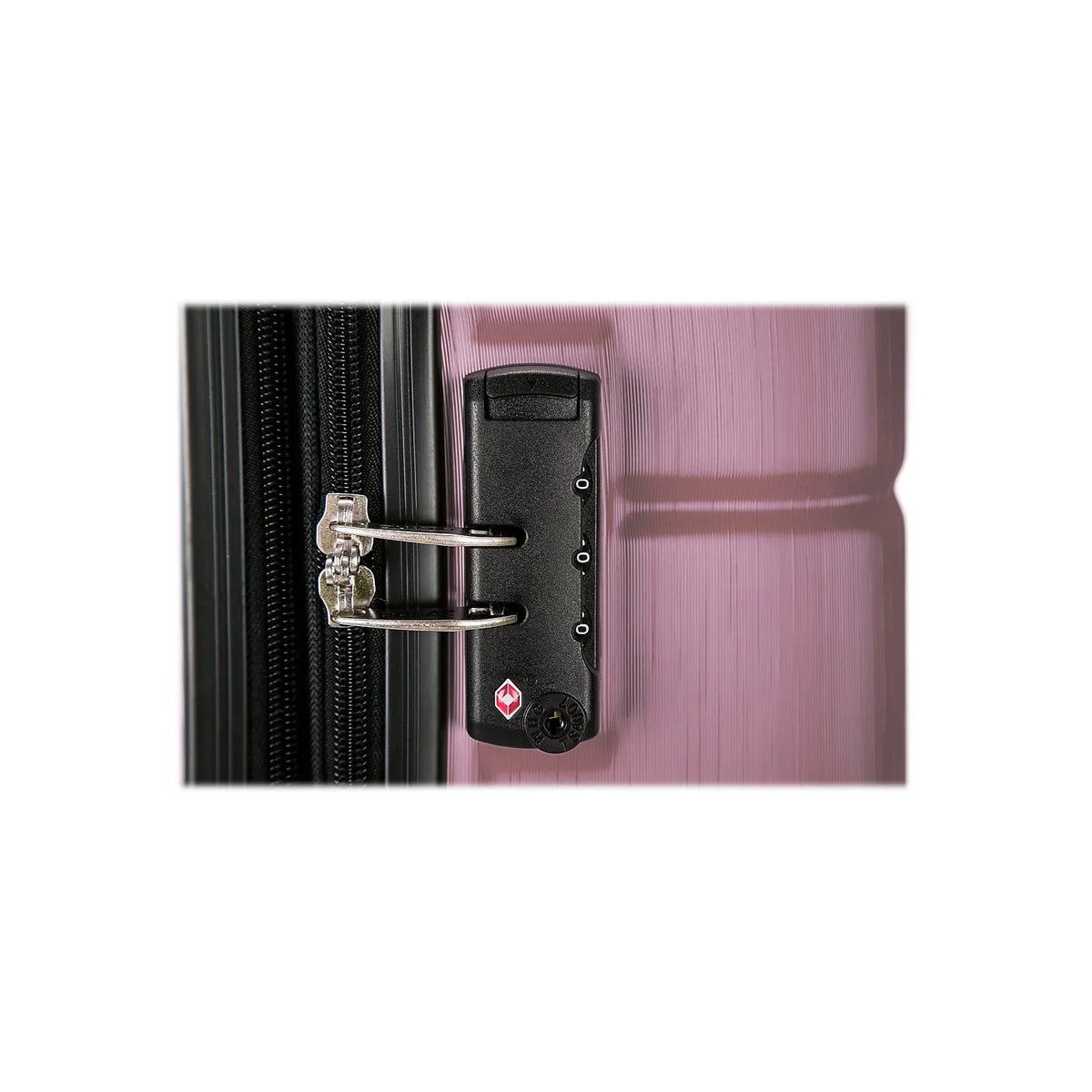 Gold (DKRODSML-ROS) 3-Piece DUKAP Set Plastic RODEZ Luggage Rose