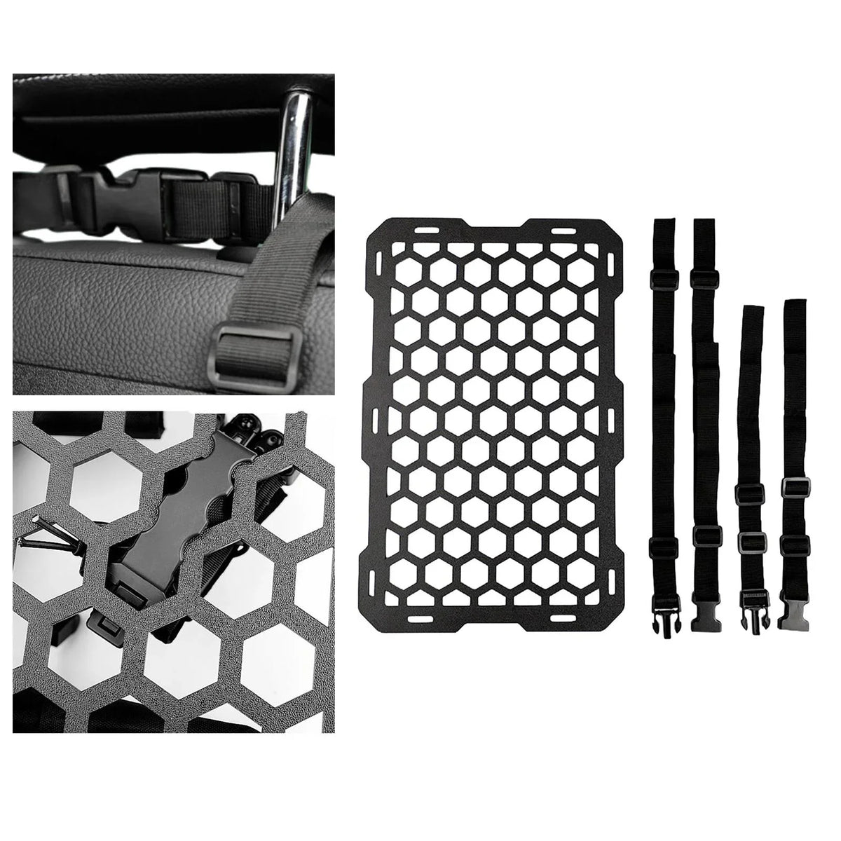 Panel Vehicles Interior Organizer Molle Car Durable Seat for Panel Accessories Back Seat Automotive AMLESO Auto Attachments for