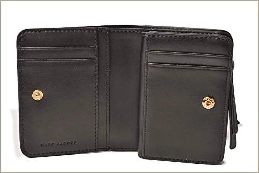 Marc Leather Leather Women's City Black Compact Mini M0014215 Empire Jacobs Wallet