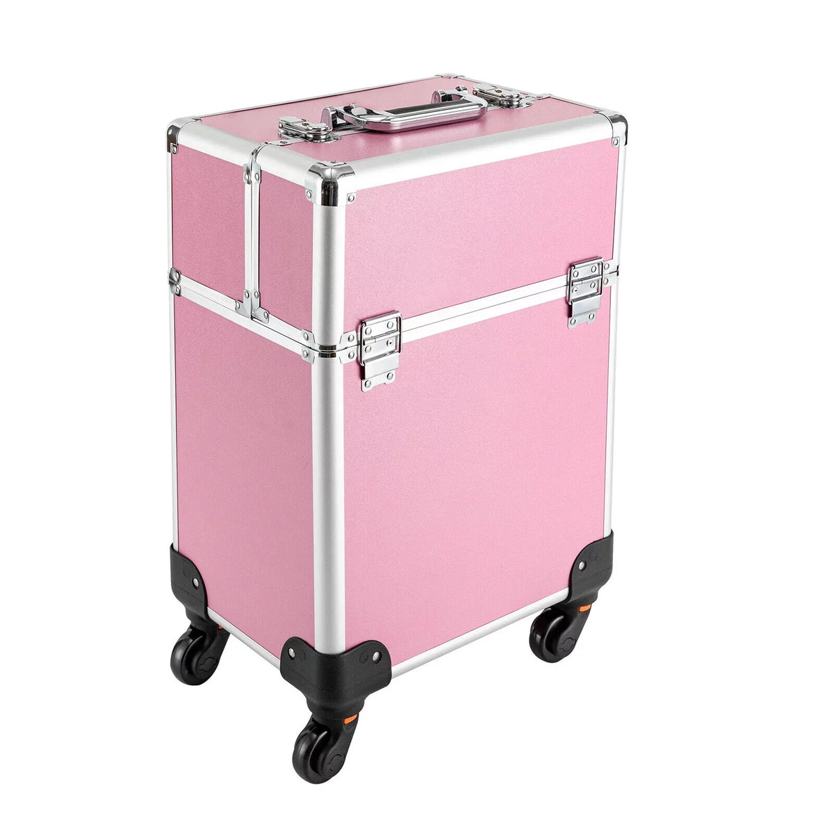 Miumaeov Trolley Professional with Storage Makeup Cosmetic Train 4-Tier Rolling Wheels Organizer Case Makeup