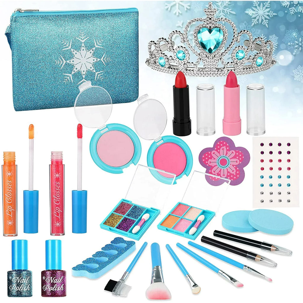 Children 11 Makeup 10 Makeup Set Kids, Kit 5 with Birthday Toys Old Play Kids 9 Girl 6 Case 4 for Makeup for Girls 12 Kit 3 Makeup for 8 7 Real Years Girl, Cosmetic Princess Washable Girls, for