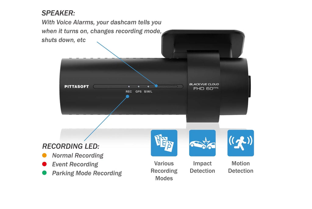 BlackVue Lens DR770X-1CH With Cloud-Ready WiFi Single | Cam 256GB GPS Dash & 1080p 60FPS Card