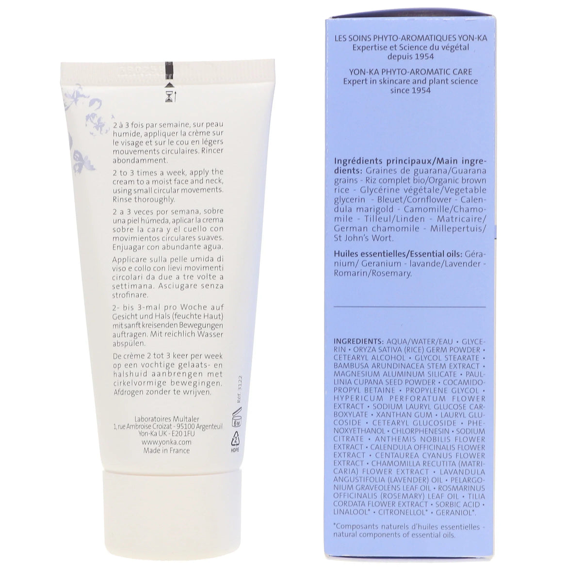 Exfoliating GUARANA 1.87 oz SCRUB Gently Yon-Ka Detoxifying Scrub
