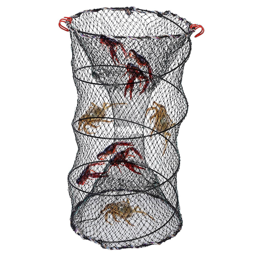 Crab Crayfish iMounTEK Bait 2 Fishing Net 22x11.8x11.8in Lobster, Trap Cage Shrimp Packs, Prawn Pot for