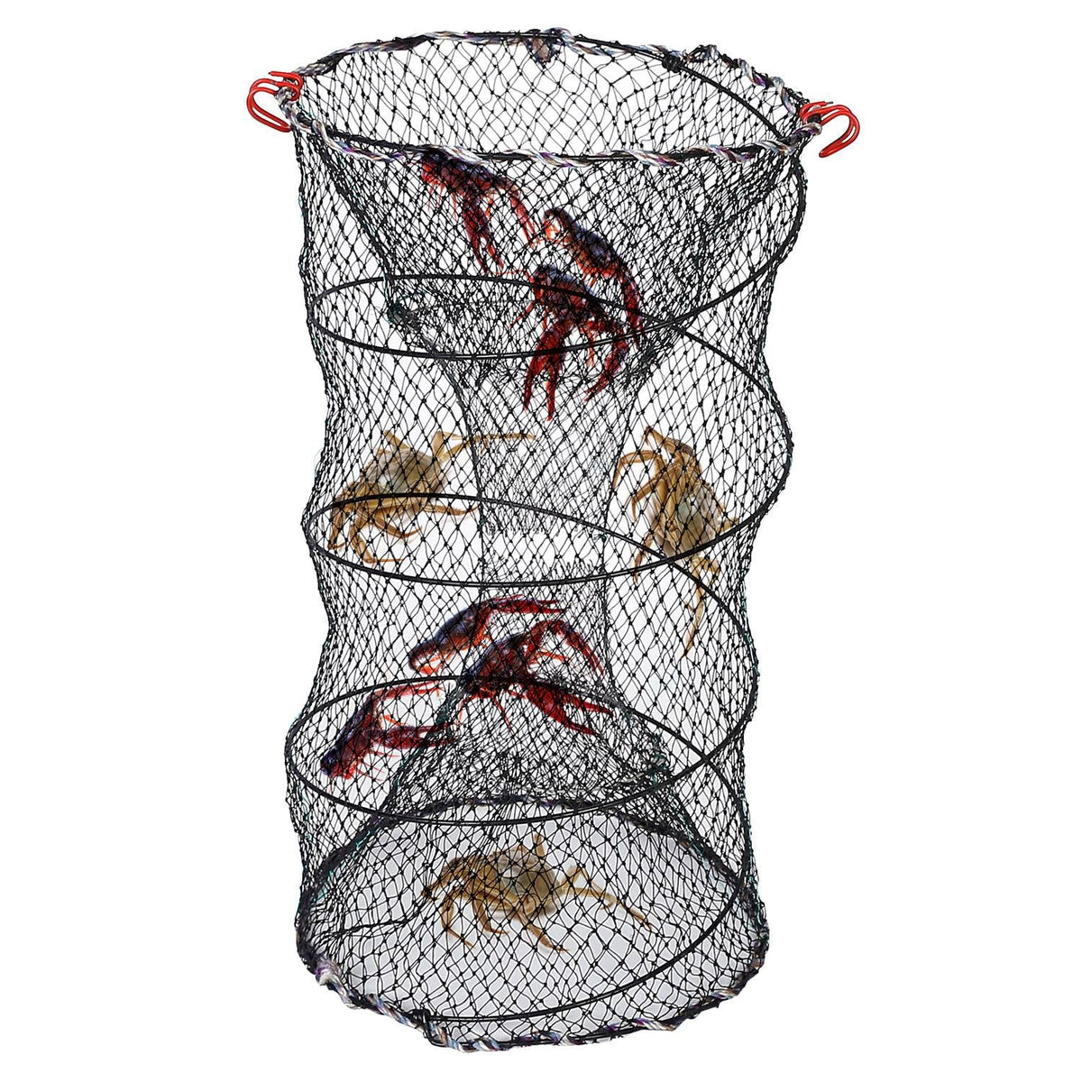 Crab Crayfish iMounTEK Bait 2 Fishing Net 22x11.8x11.8in Lobster, Trap Cage Shrimp Packs, Prawn Pot for