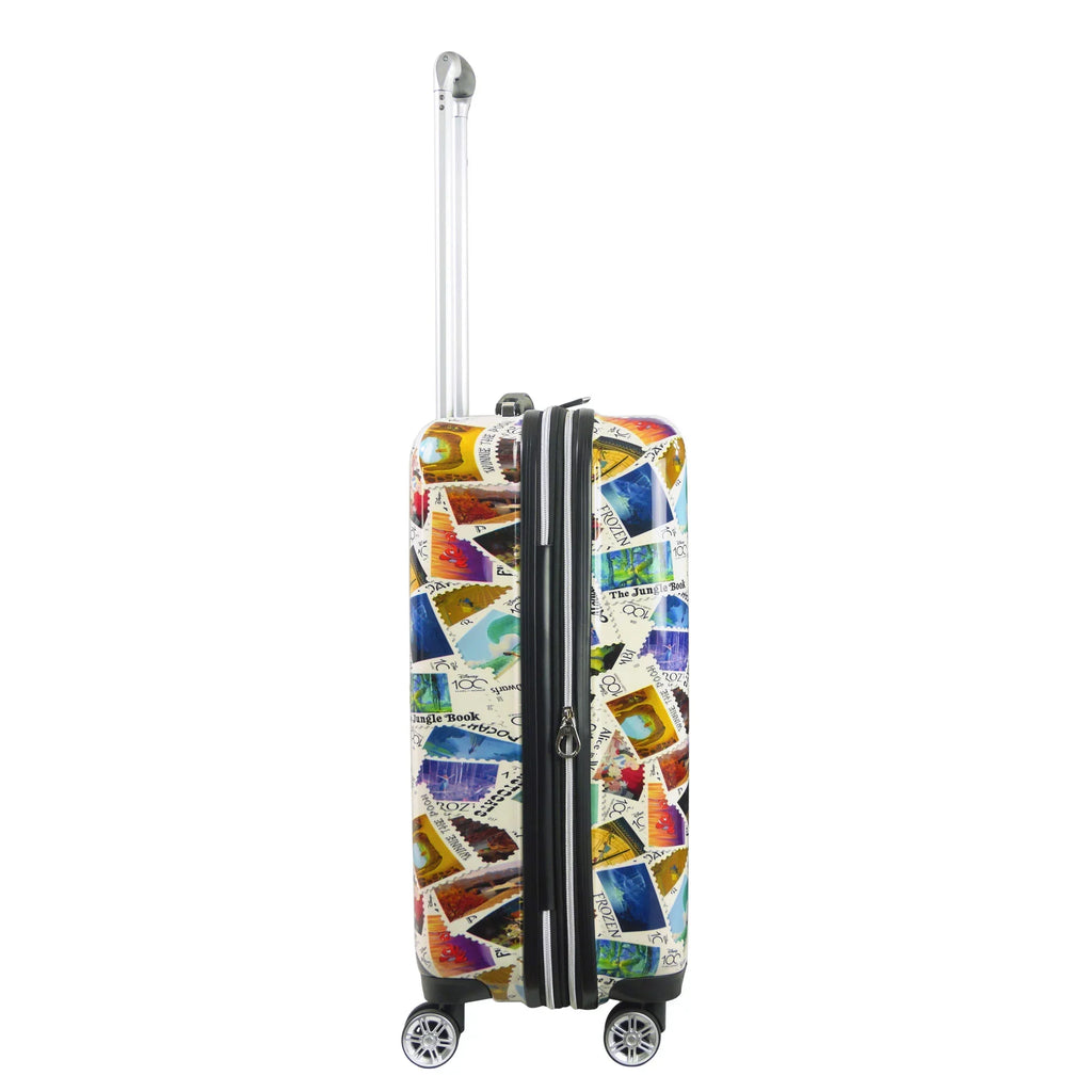 Disney Wheels, Inch Suitcase with Spinner Disney Multi Rolling Luggage, 26 Stamps Hardshell