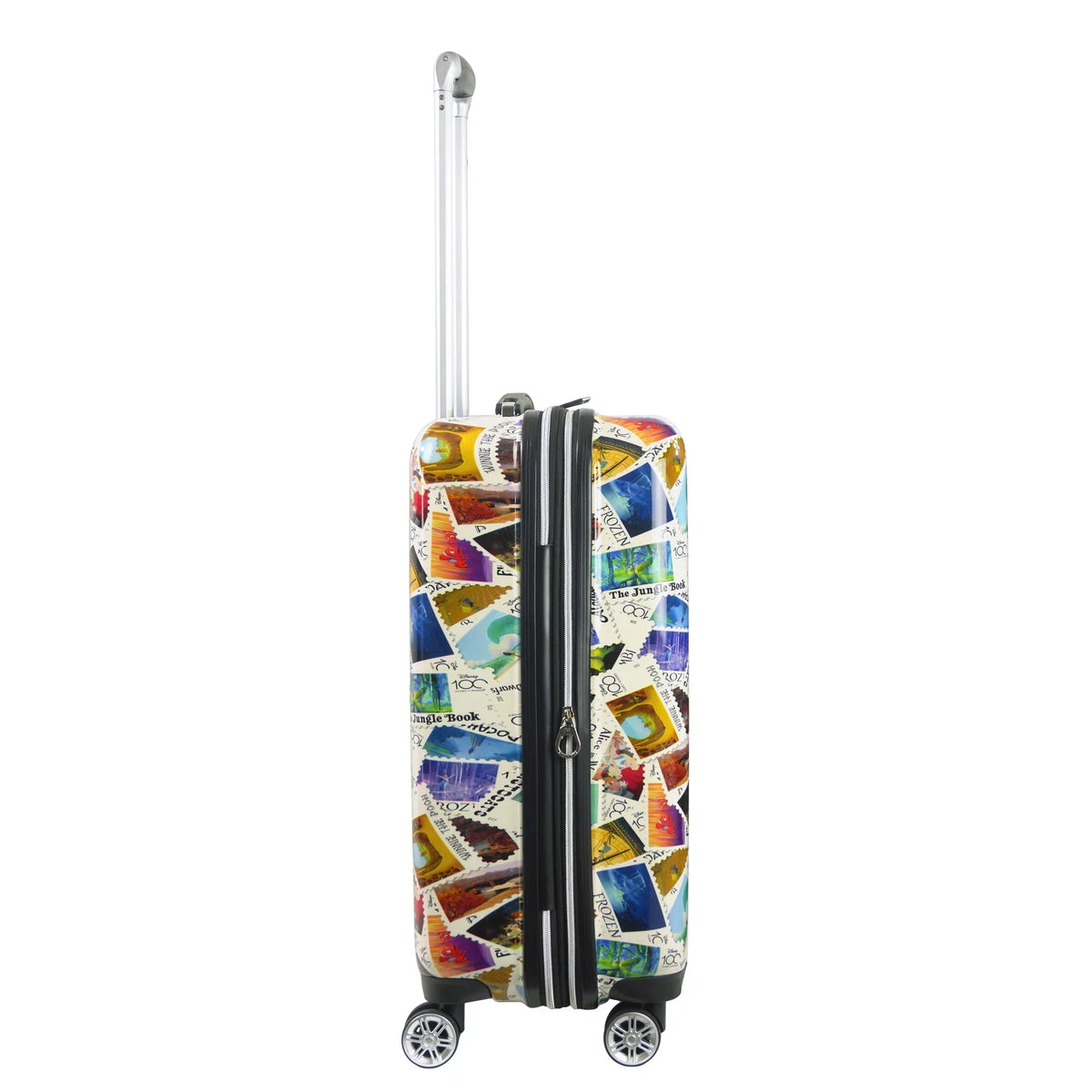 Disney Wheels, Inch Suitcase with Spinner Disney Multi Rolling Luggage, 26 Stamps Hardshell