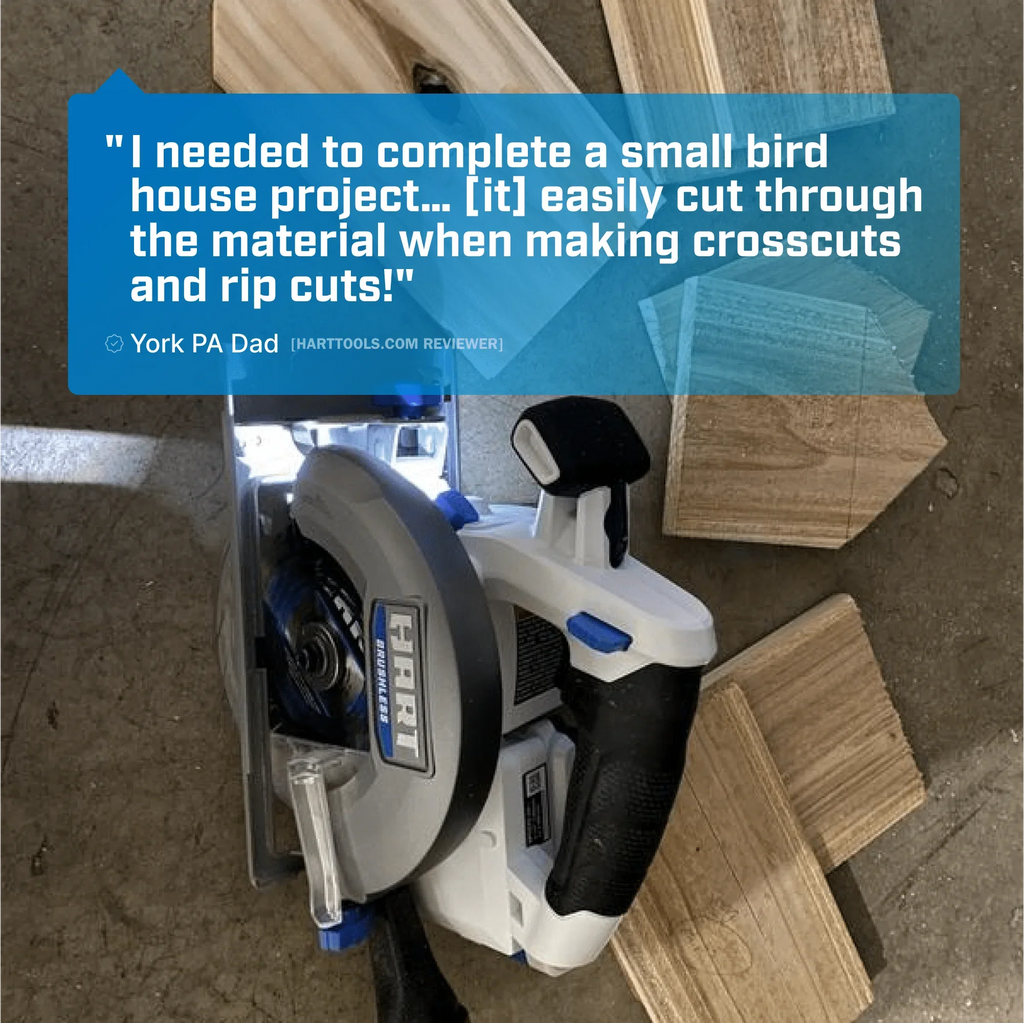 Battery-Powered Brushless Compact 5-1/2-inch Saw Not Circular (Battery HART 20-Volt Included)