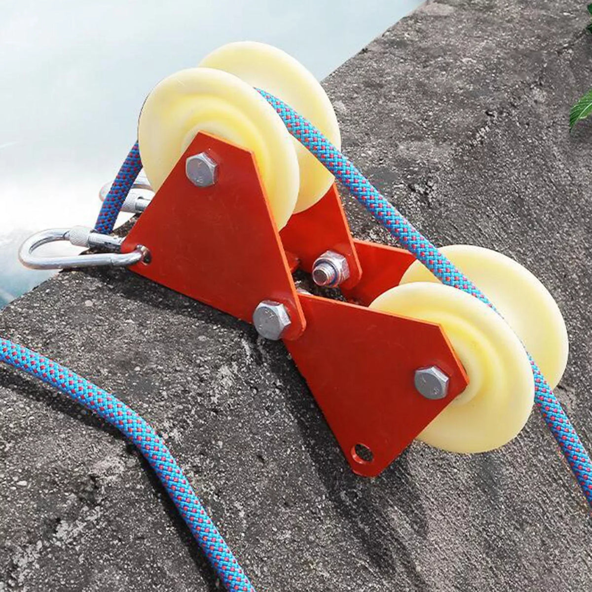 Rappelling Rock Accessories Edge Rope Abseiling Wheels Climbing Sheath Anchor Wear-Resistant Hiking Rope