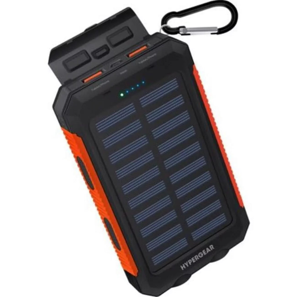 Power 10000mAh HyperGear 13681-HYP Black Solar Bank,