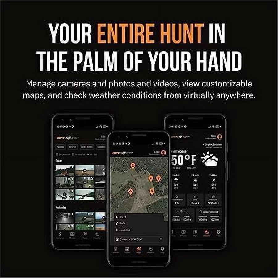 Solar Panel, Optional Range, Card Cellular LTE Flex-S Backup Integrated 100-foot Connectivity, Battery SD Internal SPYPOINT Micro Camera, Trail Solar Flash/Detection 32GB Battery, +