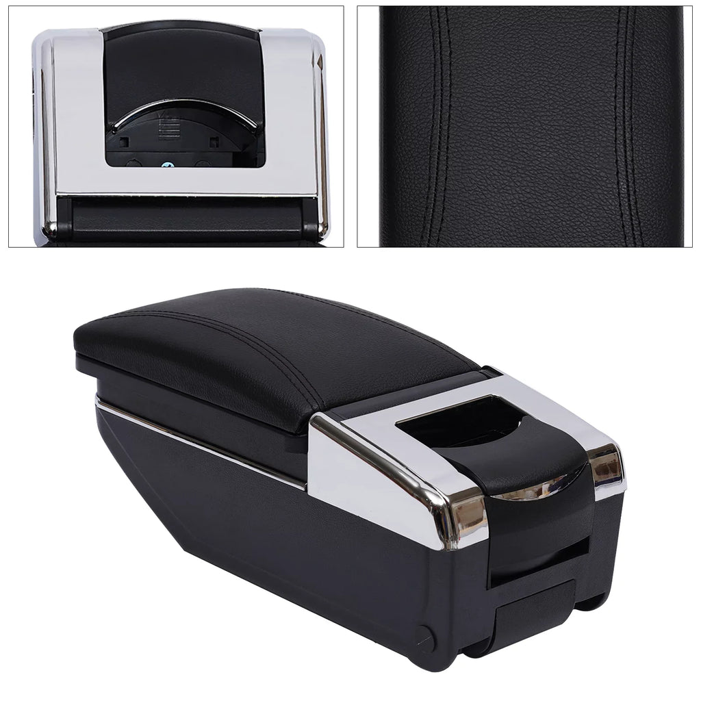 Container Versa 07-2011 Black Center For Hatch Console Storage 2012 Box Nissan Armrest