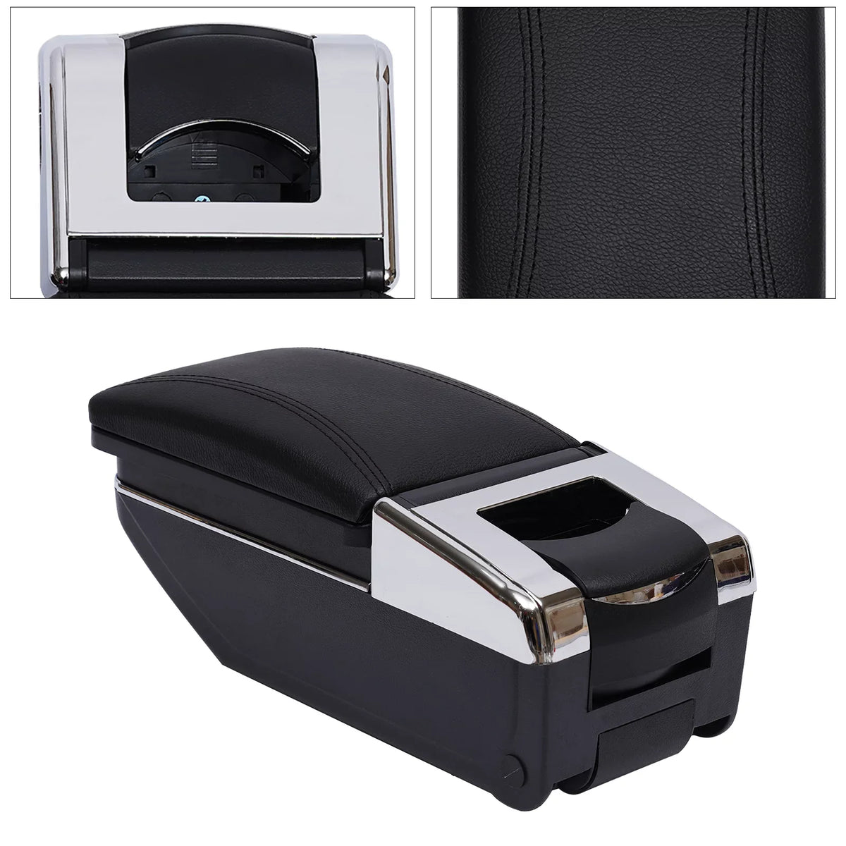 Container Versa 07-2011 Black Center For Hatch Console Storage 2012 Box Nissan Armrest