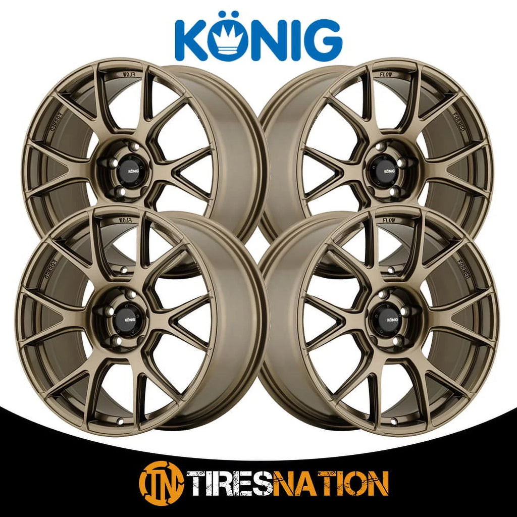 Bronze +40et Ampliform Gloss 5x114.3 17x8 56BZ Konig Wheel
