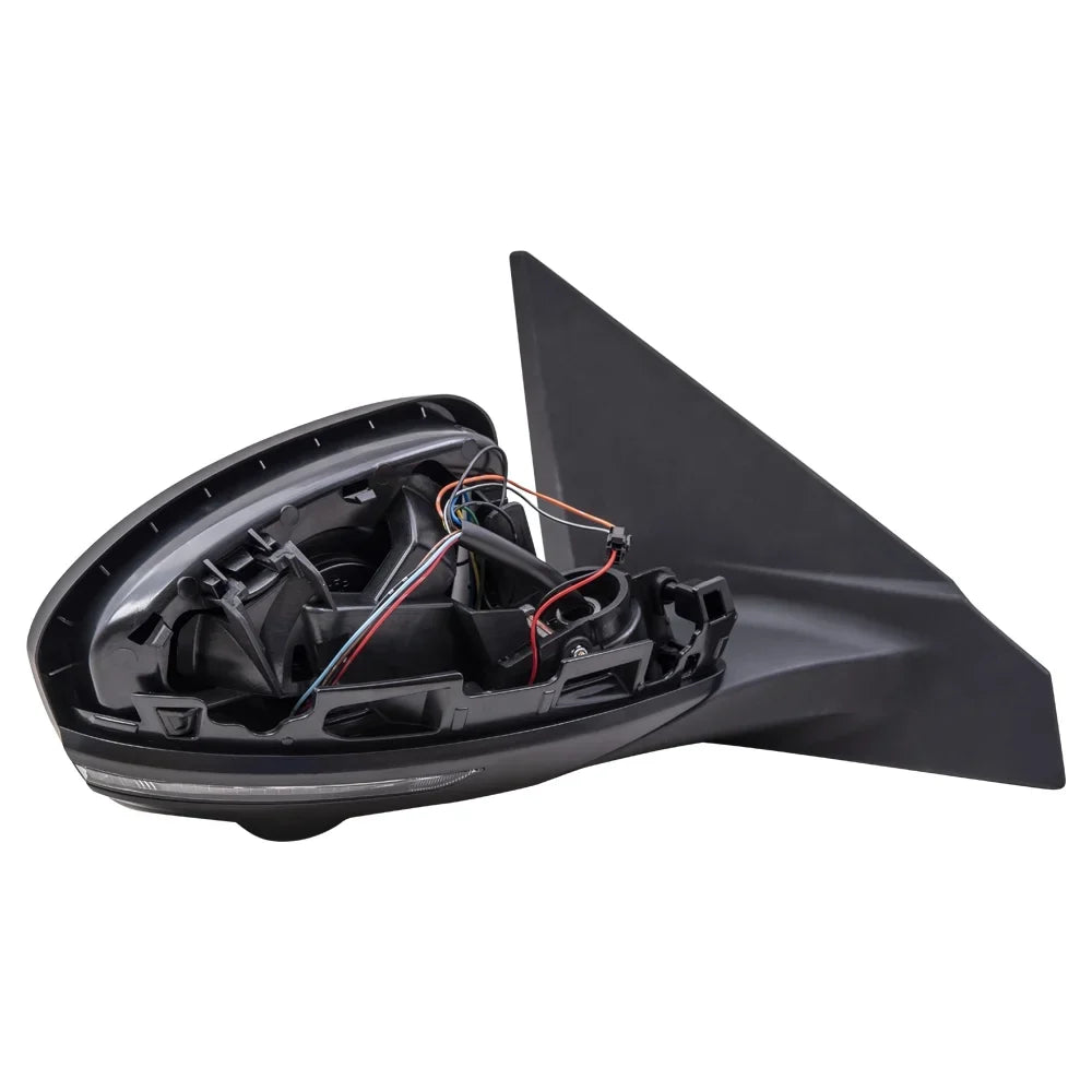 To Passenger With Brock Right Paint With Black 2020-2021 Aftermarket Replacement Heat-Signal-Camera Nissan Match Mirror Sentra Power Compatible