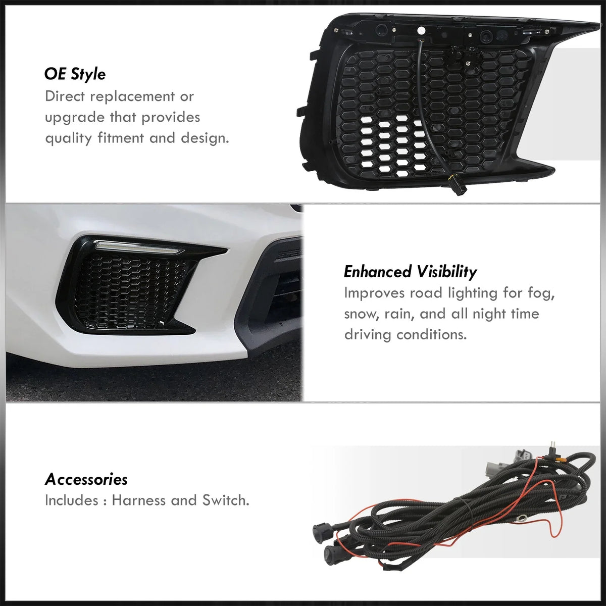2019 WRX DRL 20 Set Running 2021 Distributors Kit Pair Lamps Blinker Lights Bezel 19 Subaru 18 Turn Amber For Compatible/Replacement 21 Fog Switchback AJP Sequential 2020 Indicator 2018 Signal STI LED