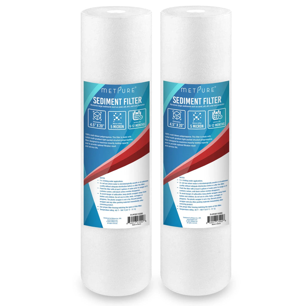 Series, - Melt-Blown Cartridge x DGD Water Hydronix, with and 5 House 4.5" Polypropylene Compatible Sediment Filter more. 20-inch Pentek Micron Pack Filter Water Whole Replacement. 2 20"