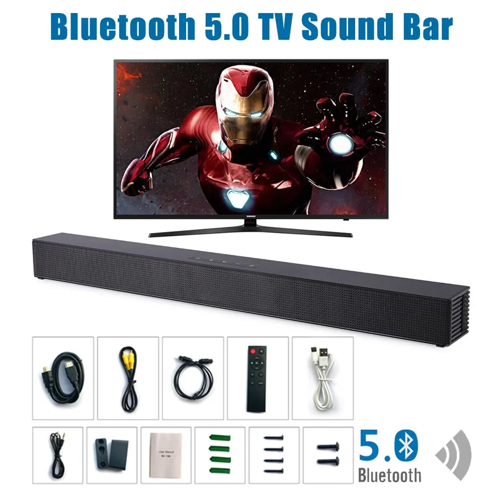 Monitor CJC Bass Sound Sound Mountable for Bar Bluetooth Adjustable TV 5.0/HDMI with Bars Gaming ARC/AUX/USB Wall PC