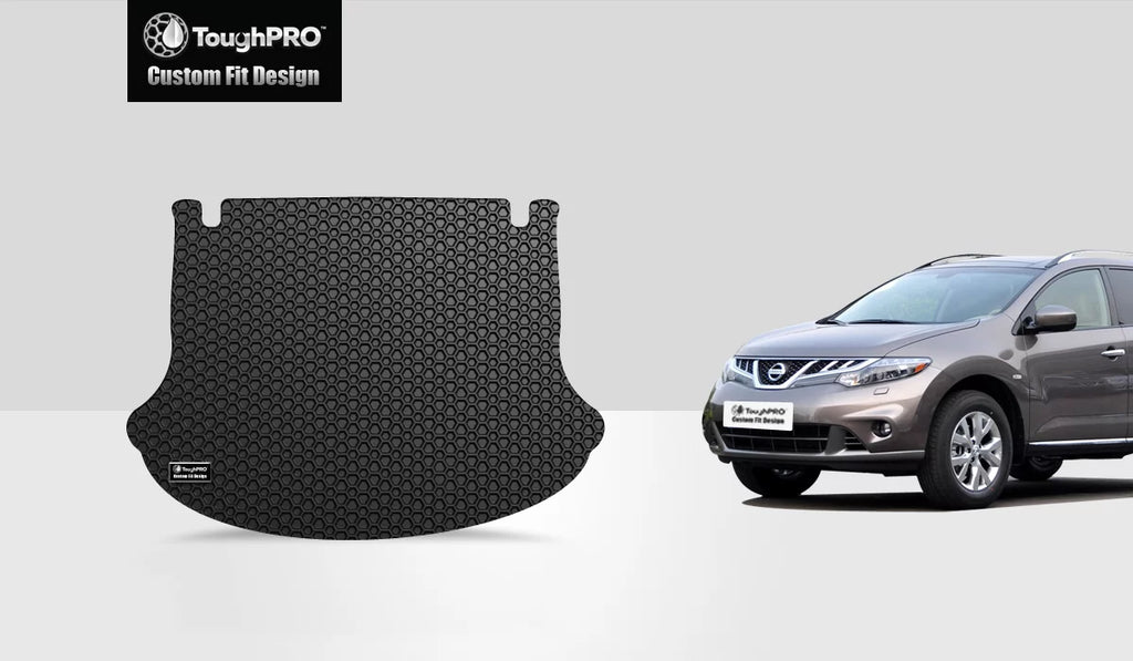 Heavy All Murano USA) Duty 2005 Weather Compatible (Made in NISSAN - - Cargo Mat Black ToughPRO - with - Rubber