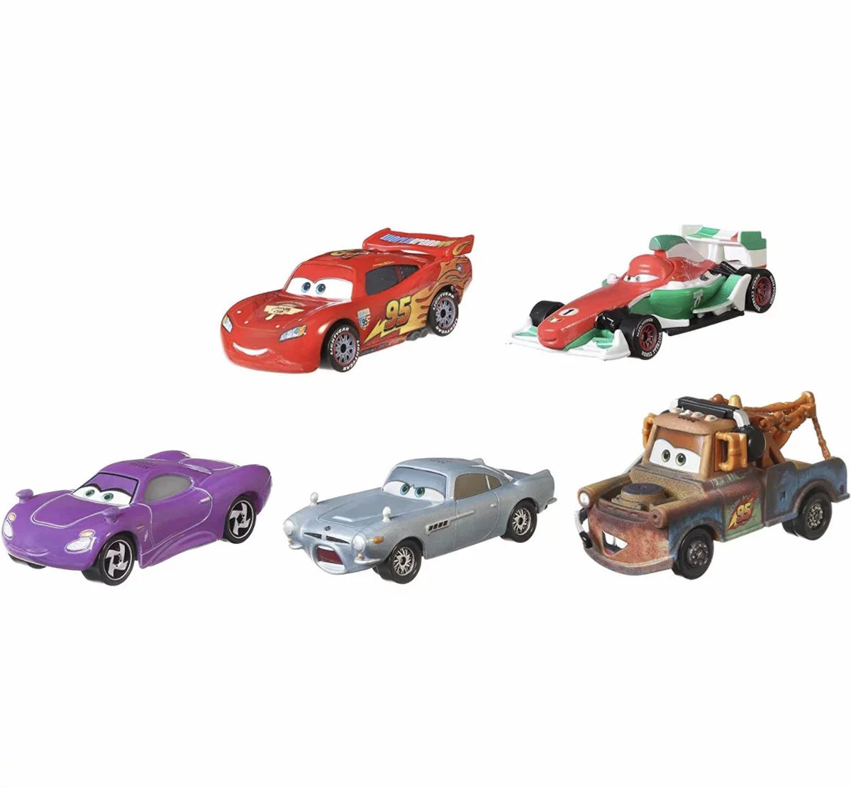 of & Collectible Vehicle Inspired Cars Gift Grand Pixar 5 Tool 2, Prix by Disney Kids Movie 2 from Cars 3 Set Up Ages Cart & & for Years World 5-Pack and Collection, Character Old Fans The The Cars