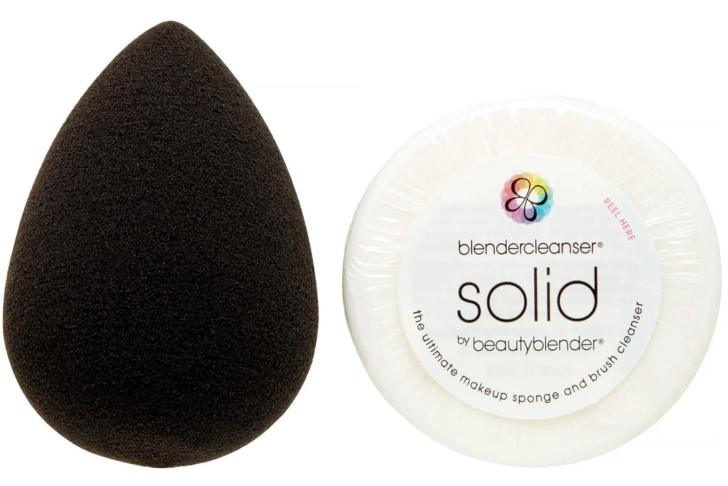 Mini beautyblender Pro Black Solid Sponge + Blendercleanser