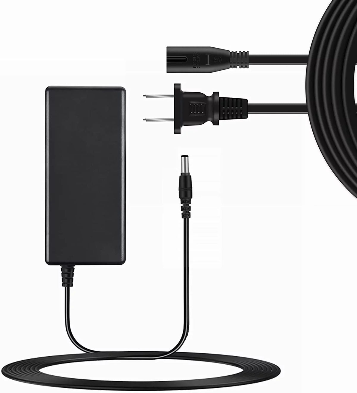 FITE Switch Cable PSU Adaper PoE Managed SRW208P PS ON Plug Cisco Business 8-Ports Ethernet / Power Round Tip DC Supply AC Cord arrel For Charger SRW208P-K9-NA Linksys Small