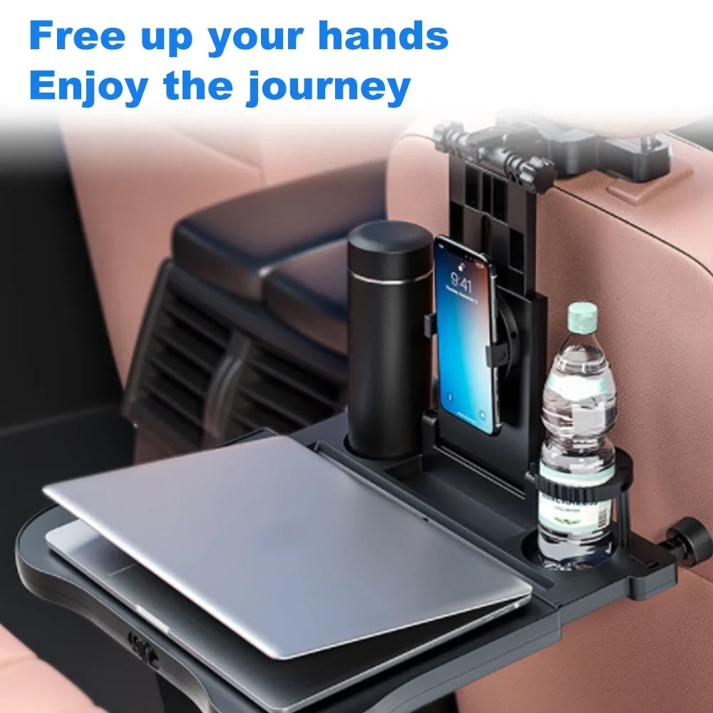 Ideal Black Eating Phone Travel Multifunctional - Back Table: - Tray Working, Adjustable Car Writing, Holder Seat with Design Foldable, Convenient for