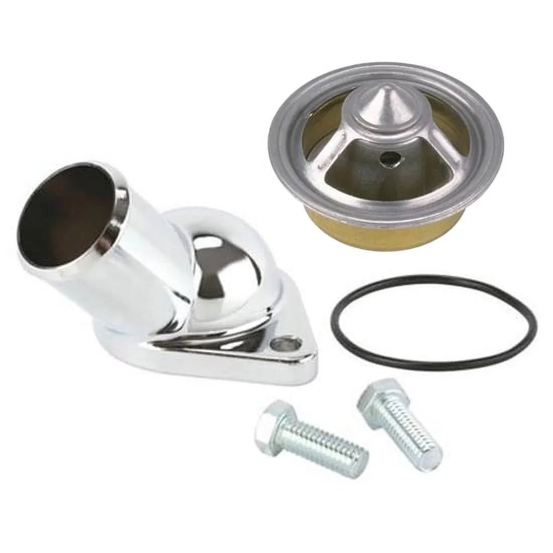 Chrome 180 SBC Thermostat Water Degree Neck High & Flow 1955-65