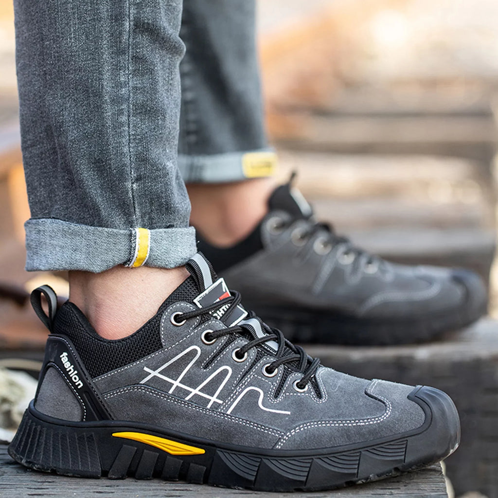 Work Safety Shoes Tanleewa for Lightweight Toe Size Men Sneakers Men9.5/Women10.5 Steel Shoe