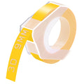 Compatible Tape 1540, for E101 9.8' in Maker Pro x 520108 3D Labels Use 3m 50PK 9mm Mate Yellow Embossing on Dymo GREENCYCLE Plastic Xpress Motex White Label 12966, 3/8'' Label II Office Organizer